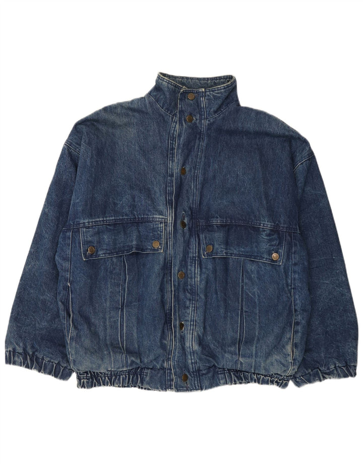 Vintage Herren Jeansjacke UK 42 XL Blaue Baumwolle