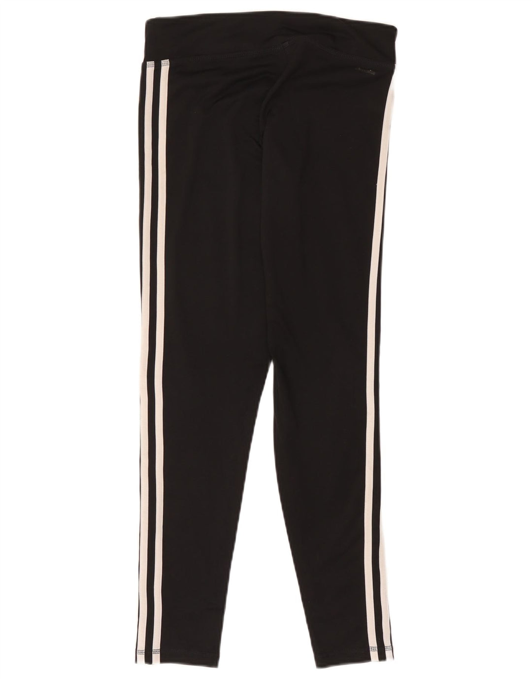 Adidas Damen Leggings UK 8/10 Small Schwarz Polyester