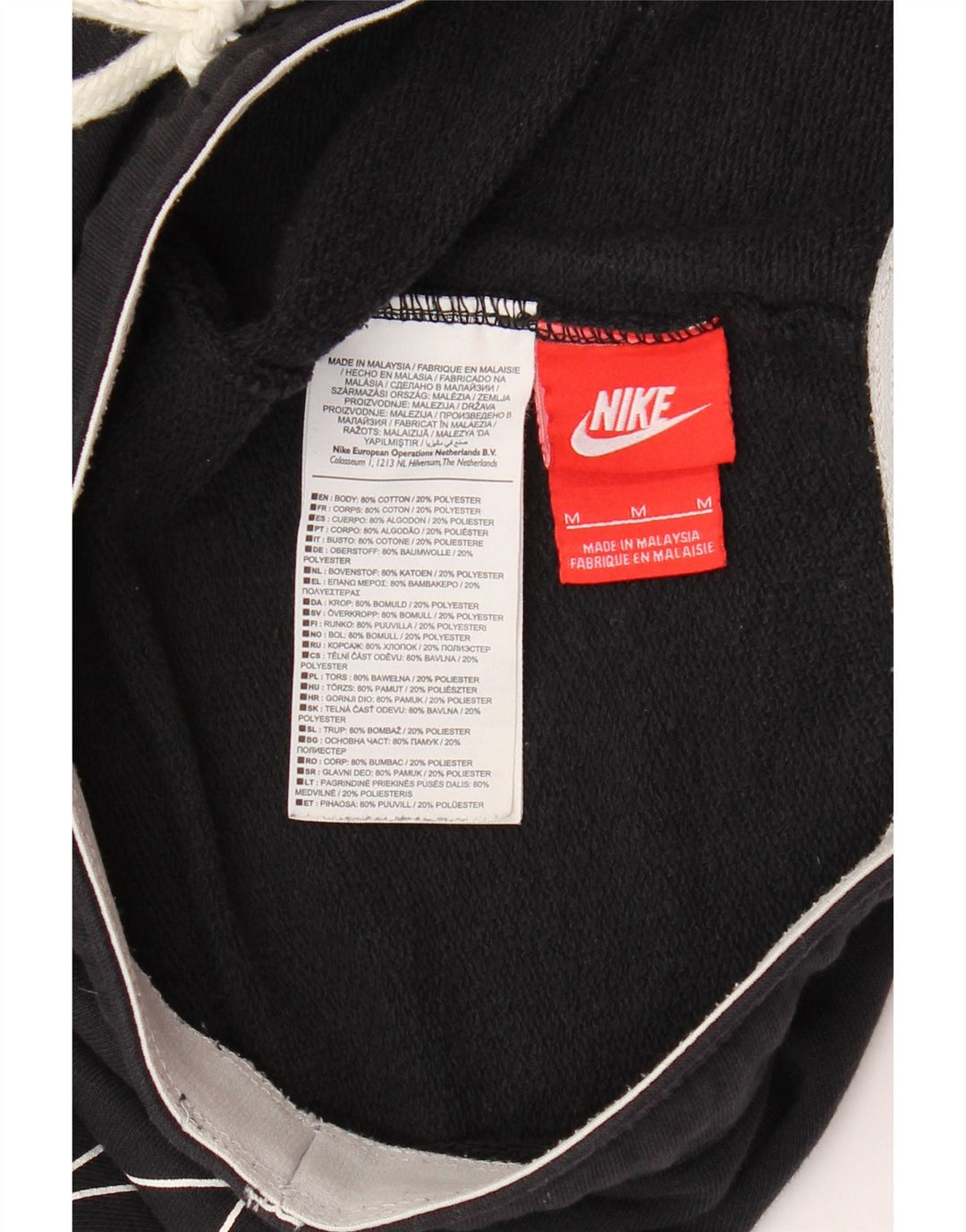 NIKE Herren Graphic Sport Shorts Mittelschwarze Baumwolle