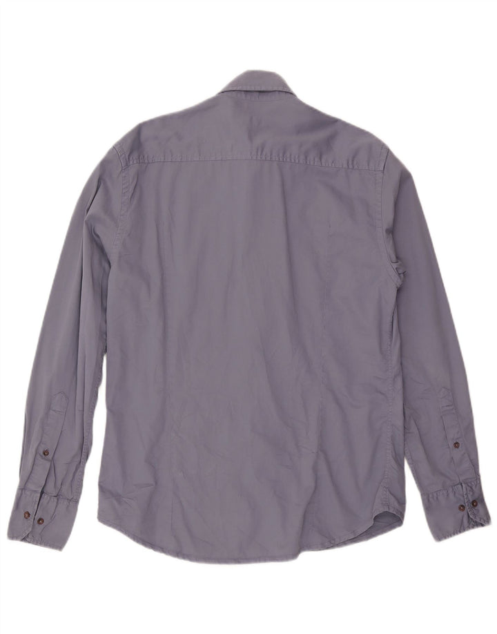 Kappa Herren-Hemd aus mittelblauer Baumwolle