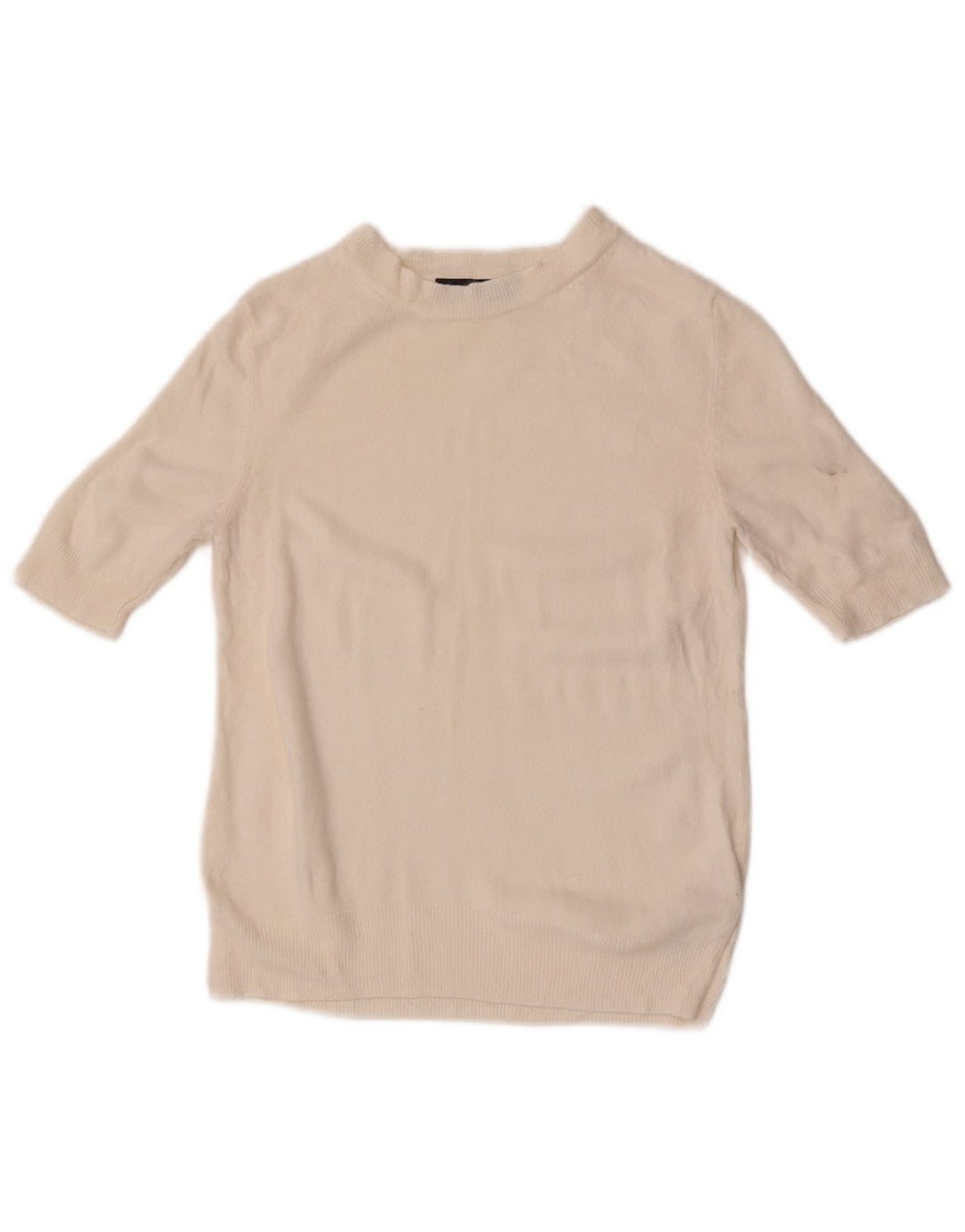 Marks & Spencer Damen-Pullover mit U-Boot-Ausschnitt, Größe S, gebrochenes Weiß