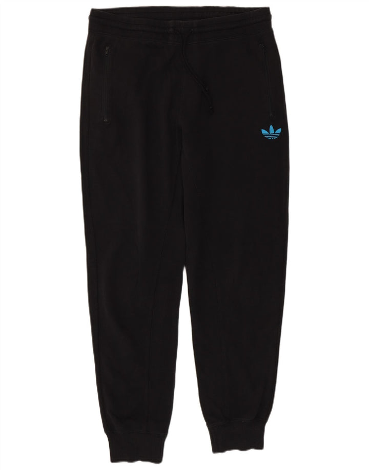 Adidas Herren-Trainingshose, Jogginghose, mittelschwarz, Baumwolle