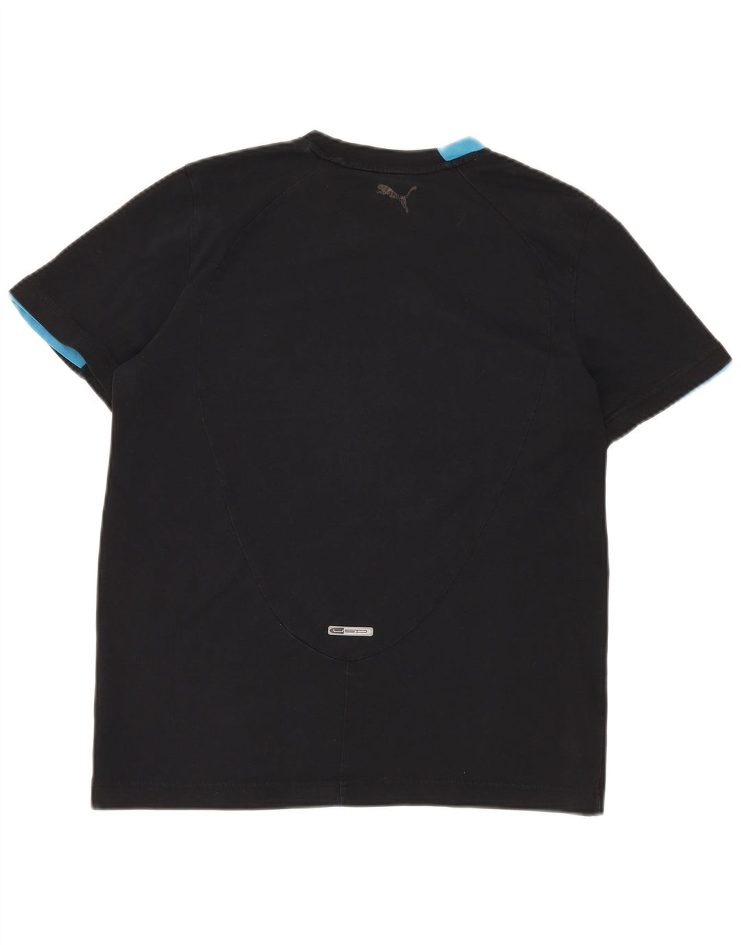 PUMA Herren Grafik T-Shirt Top Medium Schwarz Baumwolle