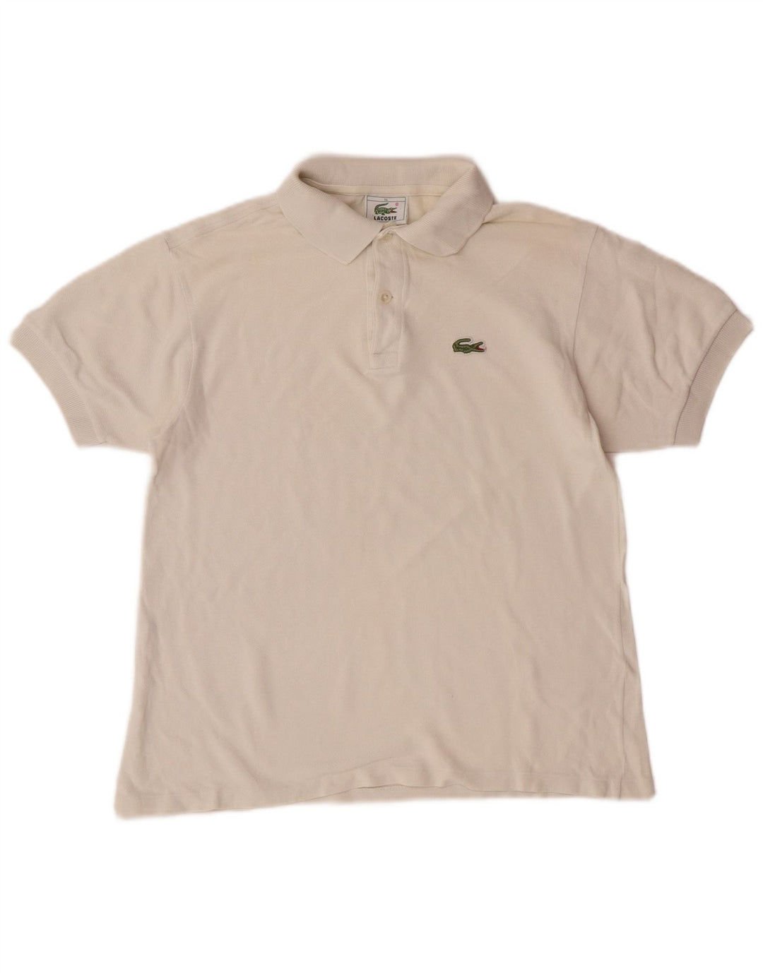 Lacoste Jungen-Poloshirt, 13–14 Jahre, weiße Baumwolle