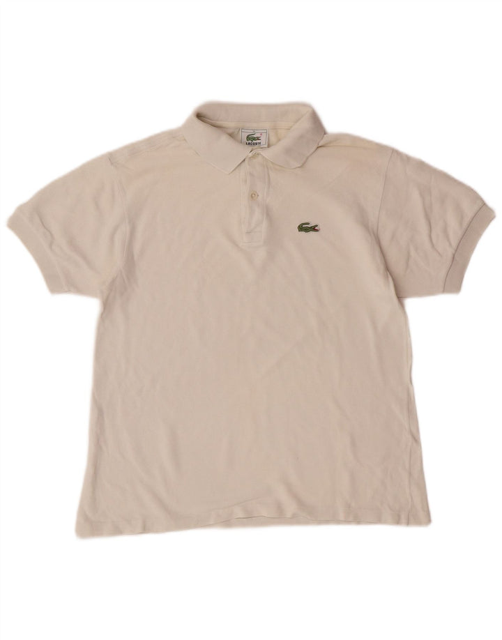 Lacoste Jungen-Poloshirt, 13–14 Jahre, weiße Baumwolle