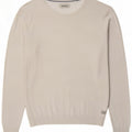 Jack & Jones Herren-Pullover mit Rundhalsausschnitt, groß, Weiß