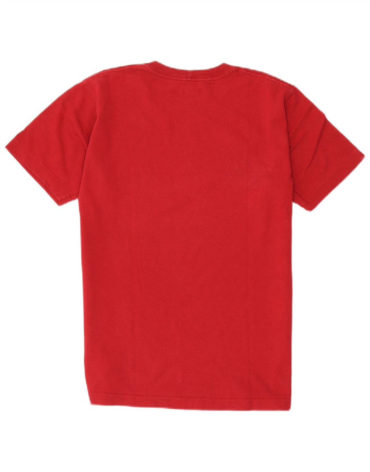 Carhartt Herren-T-Shirt mit Grafik, Größe S, Rot, Baumwolle