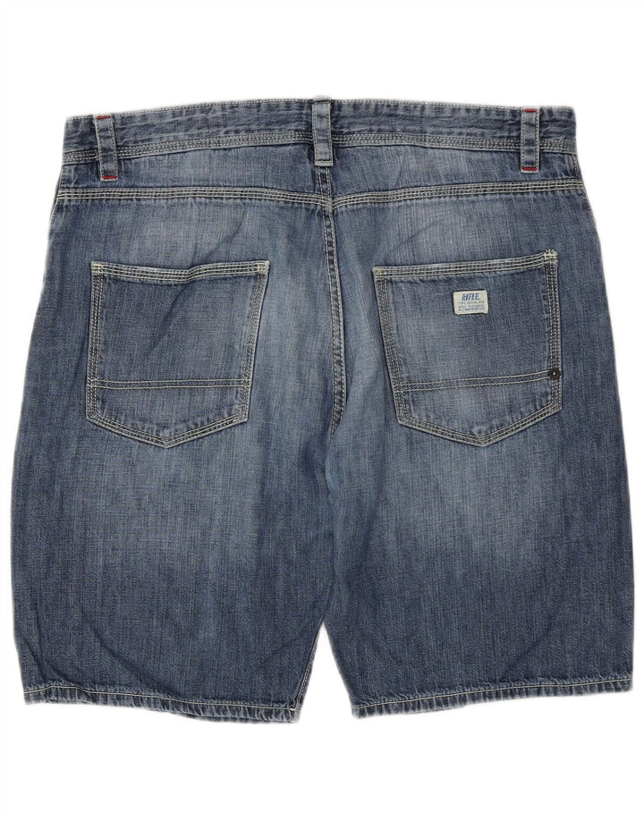 RIFLE Herren Jeansshorts W33 Mittelblau