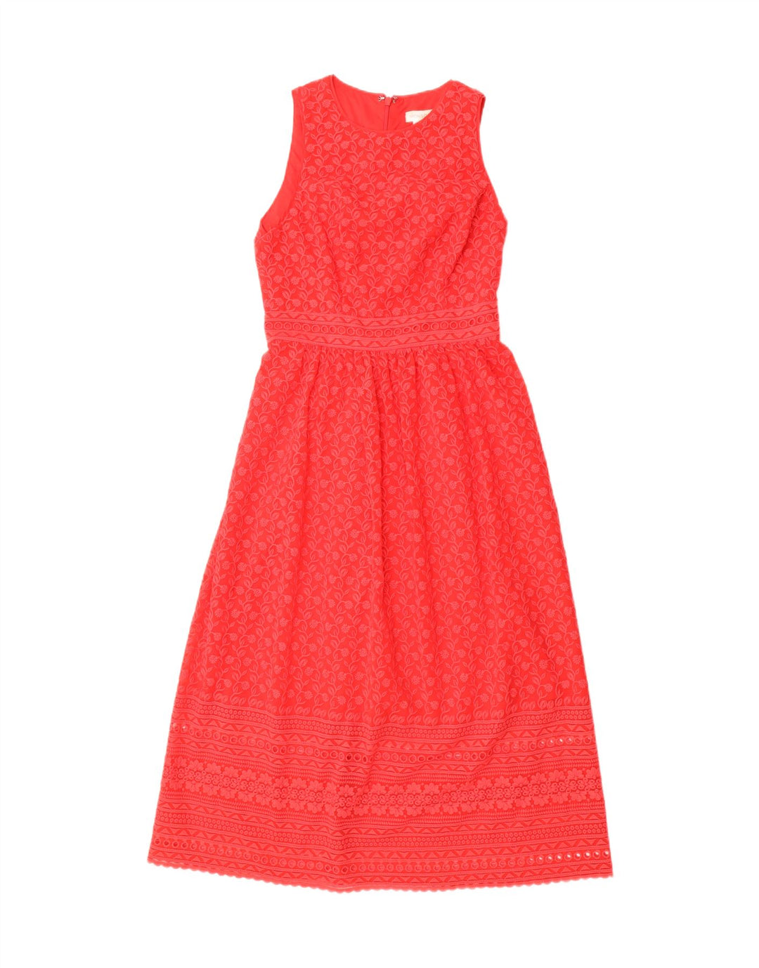 MONSOON Womens Sleeveless Maxi Dress UK 10 Small  Red Floral Polyester Vintage Monsoon and Second-Hand Monsoon from Messina Hembry 