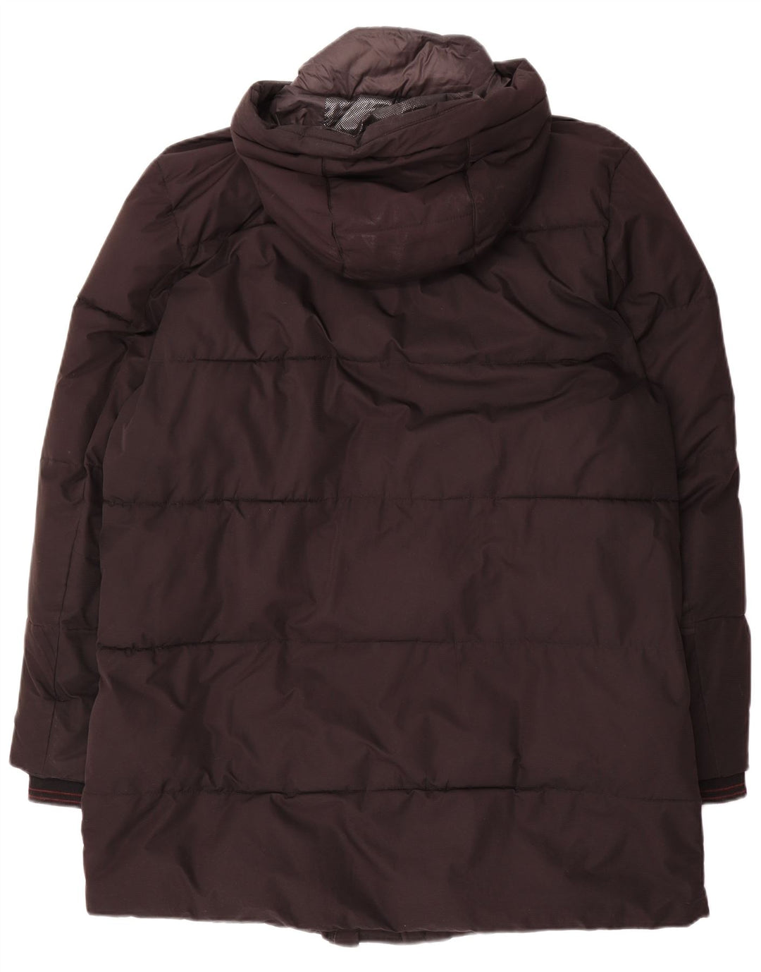 Michael Kors Herren-Mantel mit Kapuze, gepolstert, UK 40, Größe L, Schwarz, Polyester