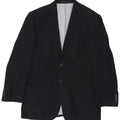 Marks & Spencer Herren-Blazer mit 2 Knöpfen, UK 38, Mittelblau, Leinen