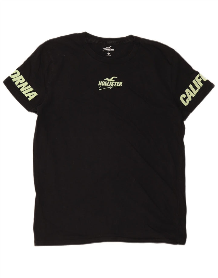 Hollister Herren-T-Shirt mit Grafik, Größe S, Schwarz