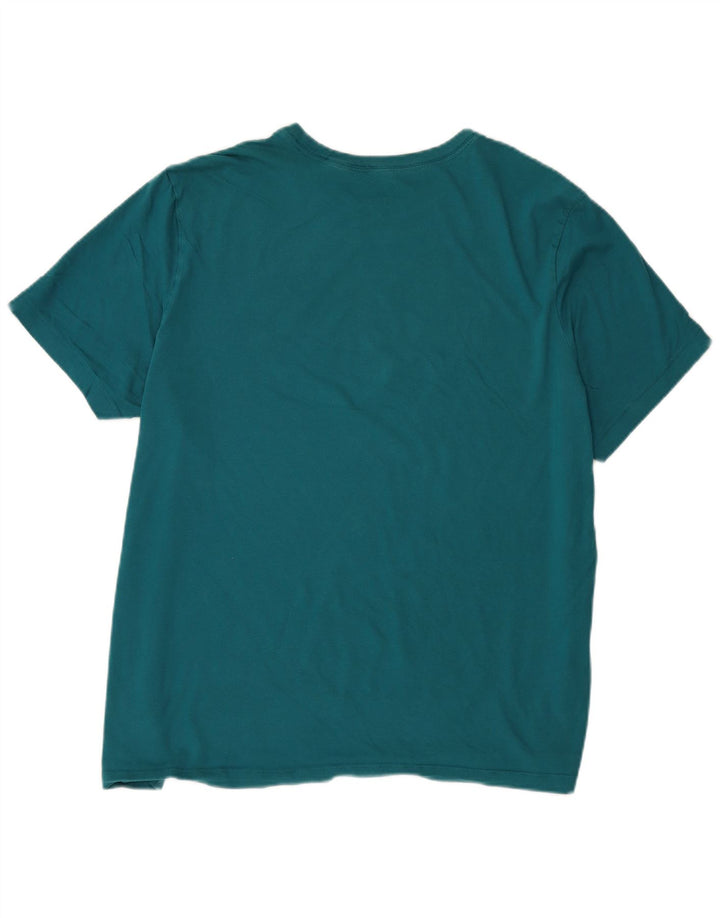 Nike Herren T-Shirt Top 2XL Türkis Baumwolle