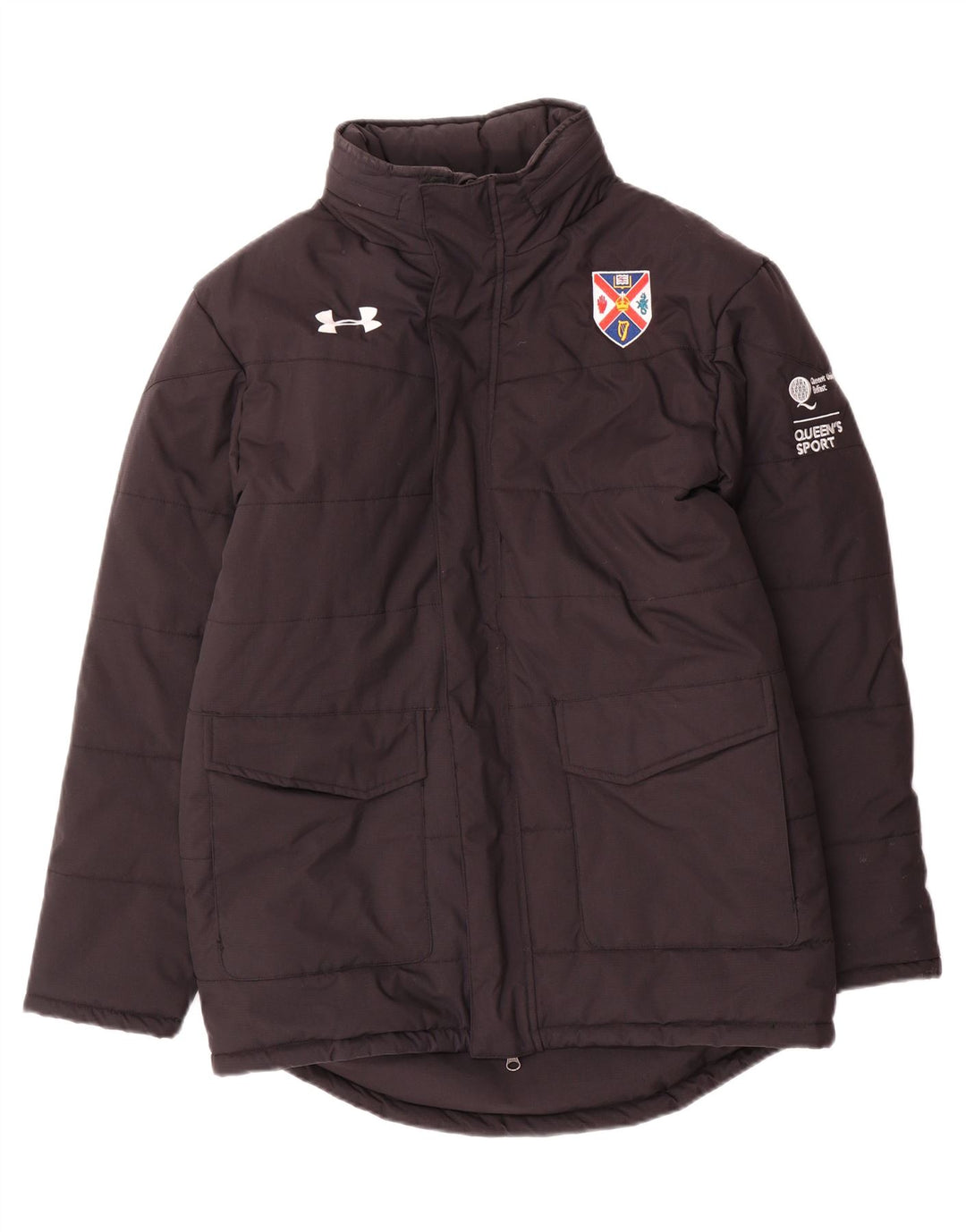 Under Armour Herren gepolsterter Mantel UK 38 Mittelschwarzes Nylon