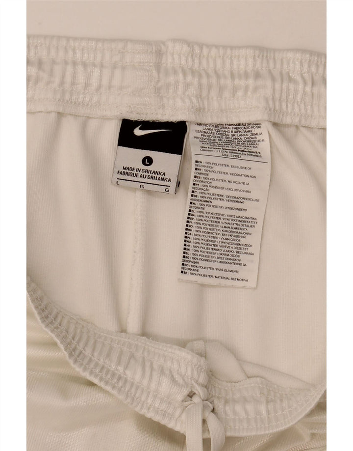 Nike Herren-Sportshorts, groß, aus weißem Polyester