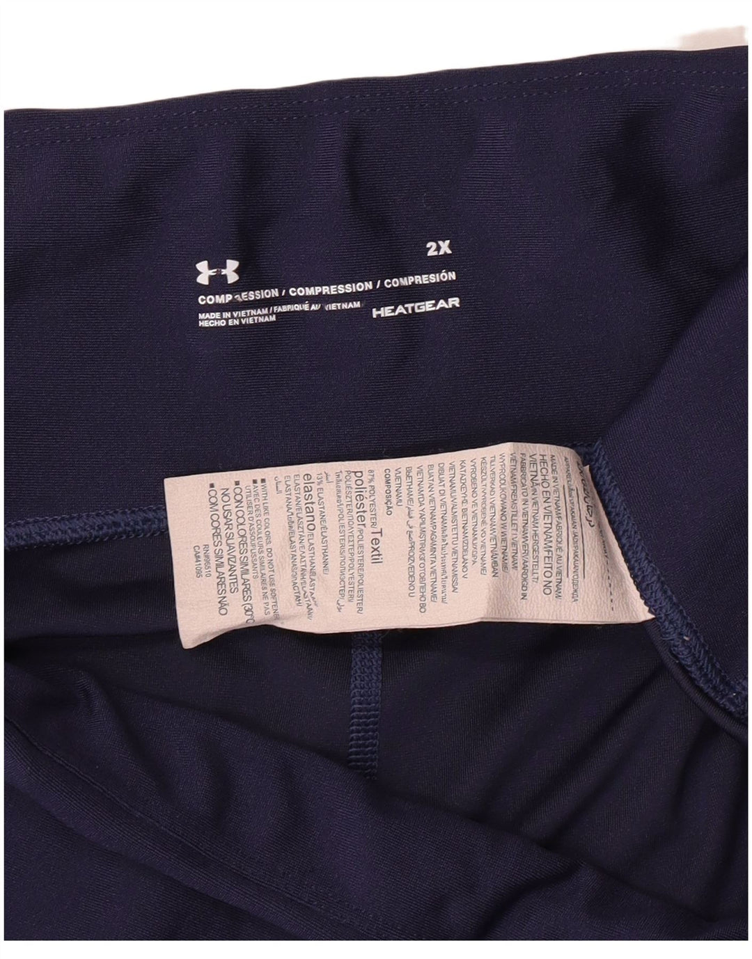 Under Armour Damen Kompressions-Capri-Leggings UK 20 2XL Marineblau Sport