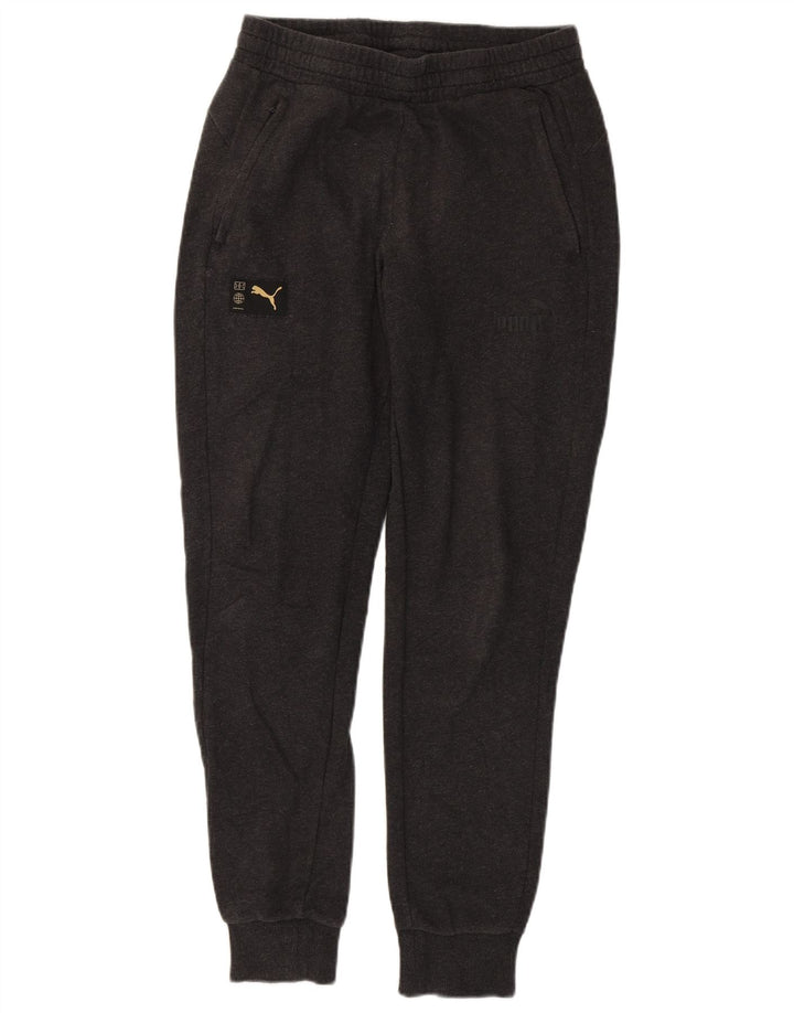 PUMA Herren-Trainingshose, Jogginghose, mittelgraue Baumwolle