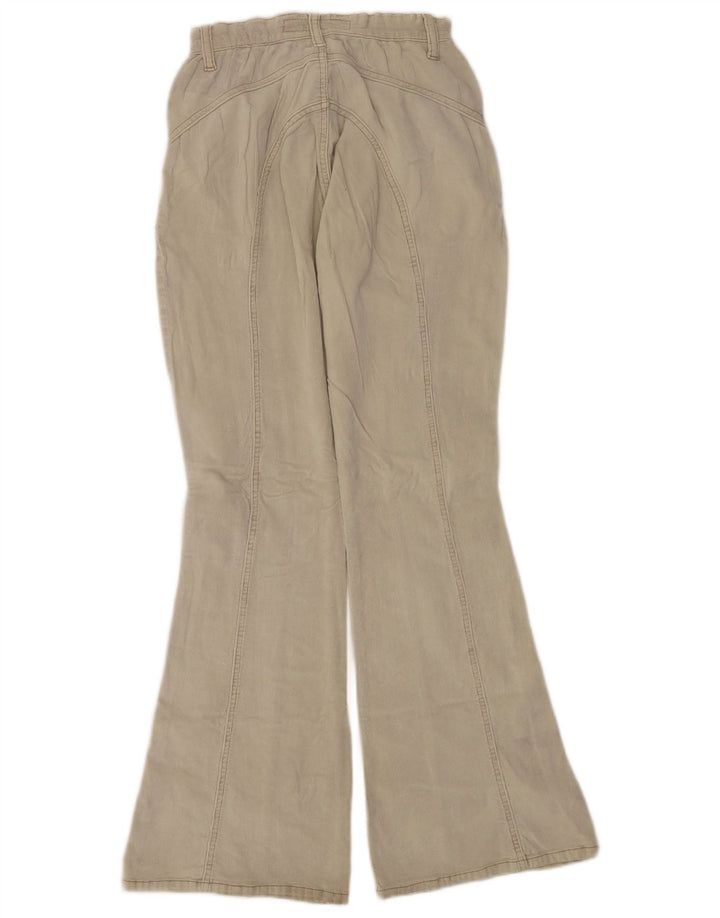 Fishbone Damen Flare-Cordhose W27 L32 Beige
