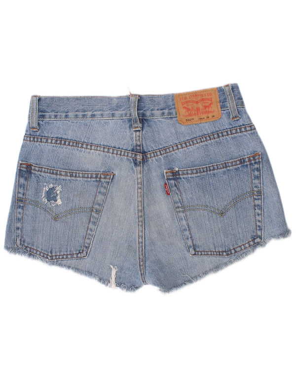 Levi's Mädchen 550 Denim-Shorts, 15–16 Jahre, W26, blaue Baumwolle
