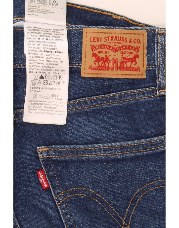 Levi's Damen Jeansshorts W25 XS Marineblaue Baumwolle