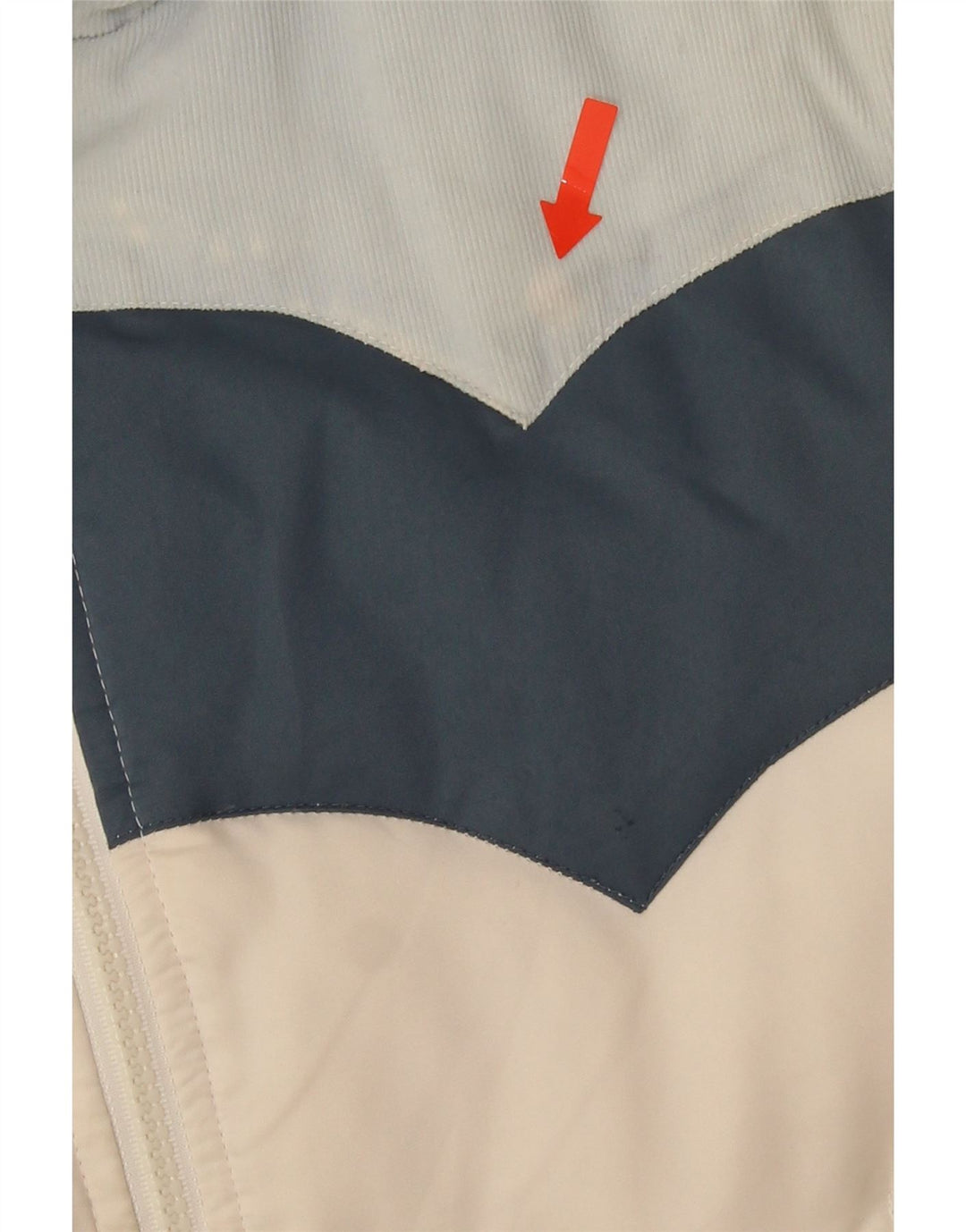 Levi's Wattierte Damenjacke UK 6 XS Weißer Colourblock-Polyester