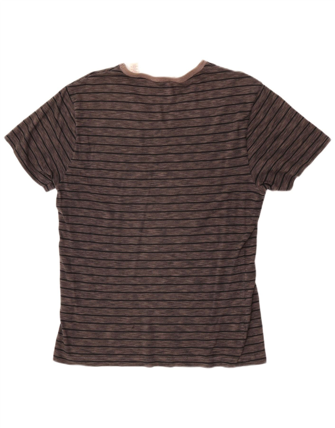 Pinguin-Herren-T-Shirt-Oberteil, groß, braun gestreift
