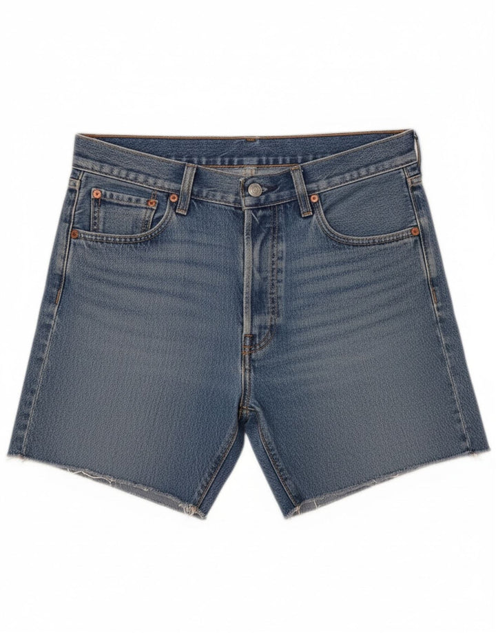 Levi's Herren 501 Denim Shorts W30 mittelblaue Baumwolle