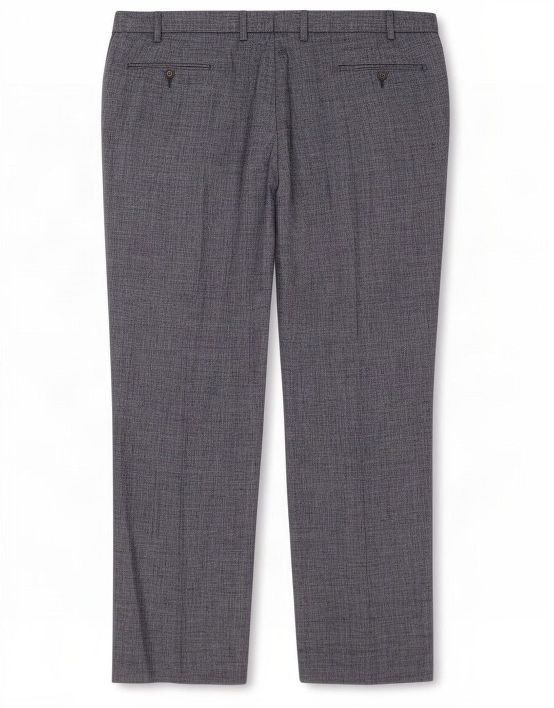 Gerade Herren-Anzughose von Marks & Spencer, W42, L31, graues Leinen