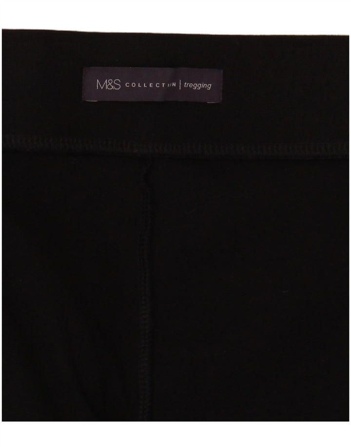 Marks & Spencer Damen Leggings UK 14 Large Schwarz