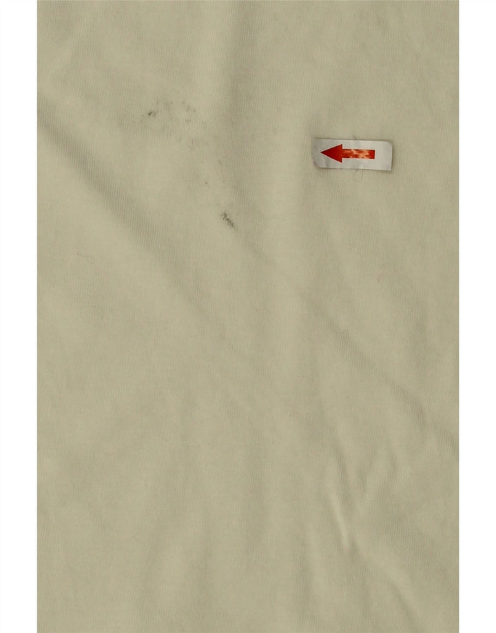 Vans Herren Grafik-Oberteil, langärmelig, Größe S, cremefarbene Baumwolle