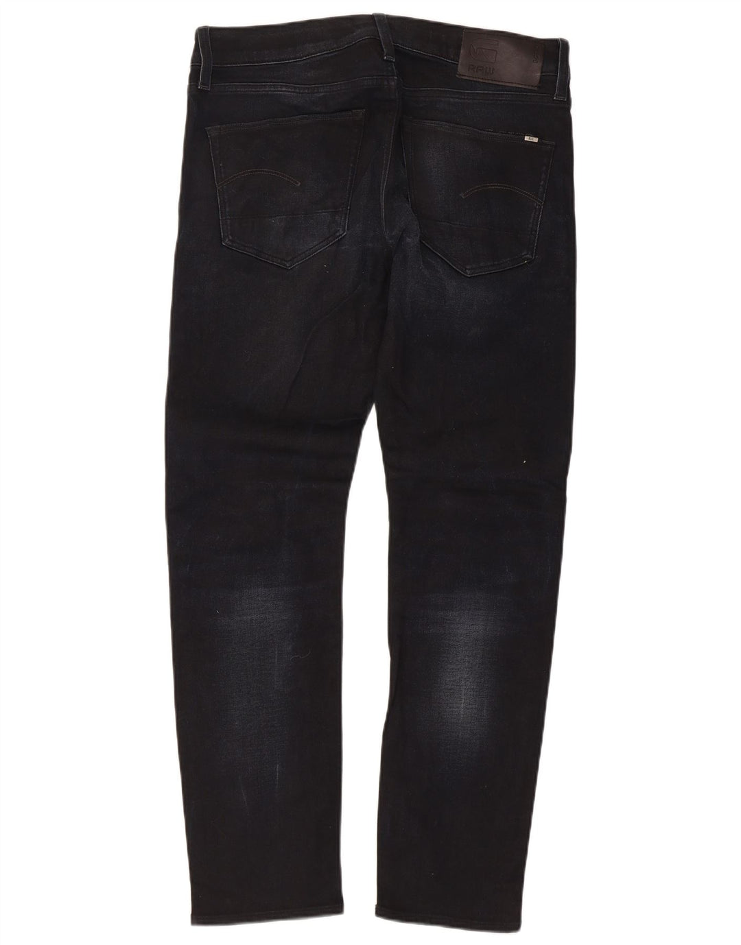 G-Star Herren Slim Jeans W32 L30 Schwarze Baumwolle