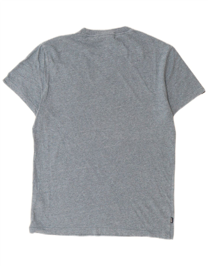 Superdry Herren T-Shirt Top Small Blau Baumwolle
