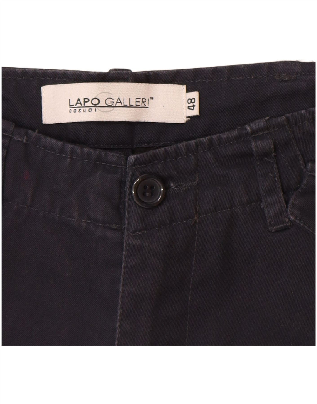Lapo Galleri Herren Cargoshorts IT 48 Medium W32 Marineblau Baumwolle