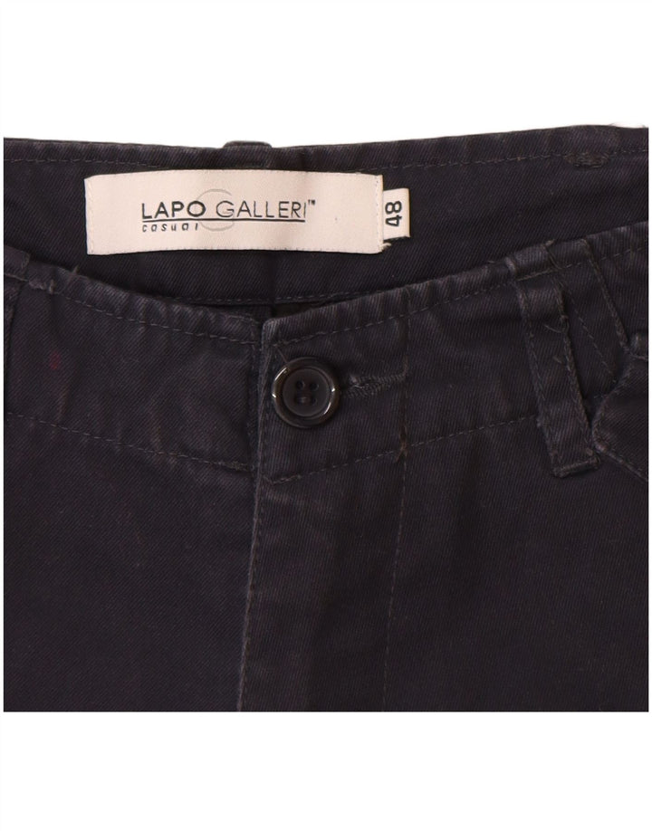 Lapo Galleri Herren Cargoshorts IT 48 Medium W32 Marineblau Baumwolle