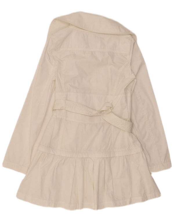 Guess By Marciano Damen Trenchcoat IT 40 Small Weiß Polyester
