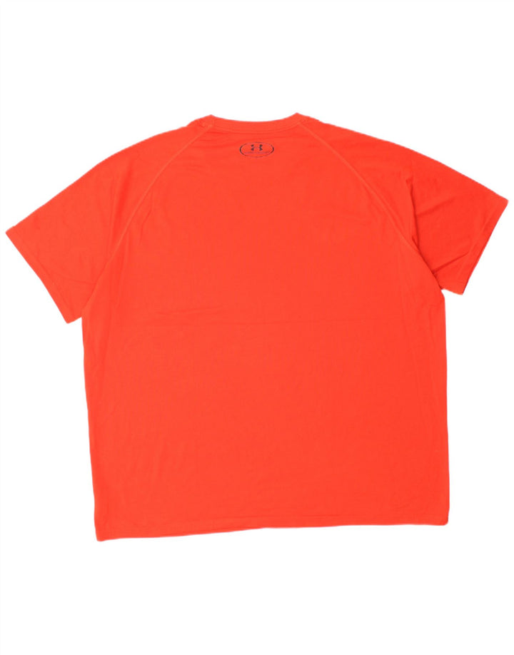 UNDER ARMOUR Herren T-Shirt Top XL Orange Polyester