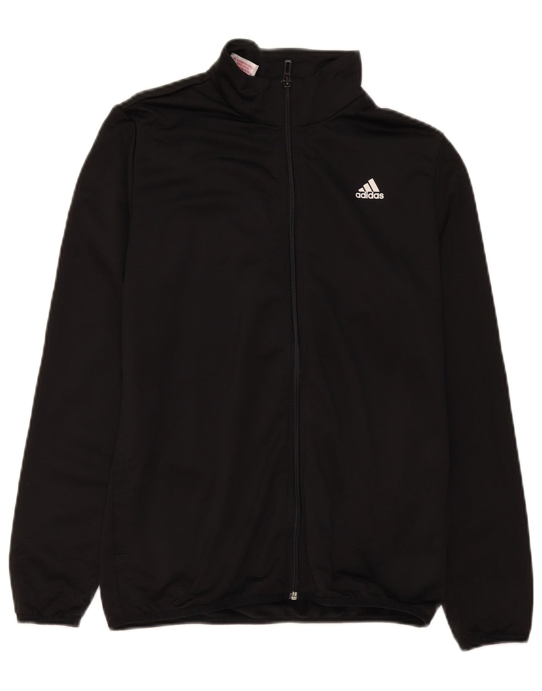 Adidas Jungen Grafik-Trainingsanzug-Top-Jacke, 13–14 Jahre, schwarzes Polyester