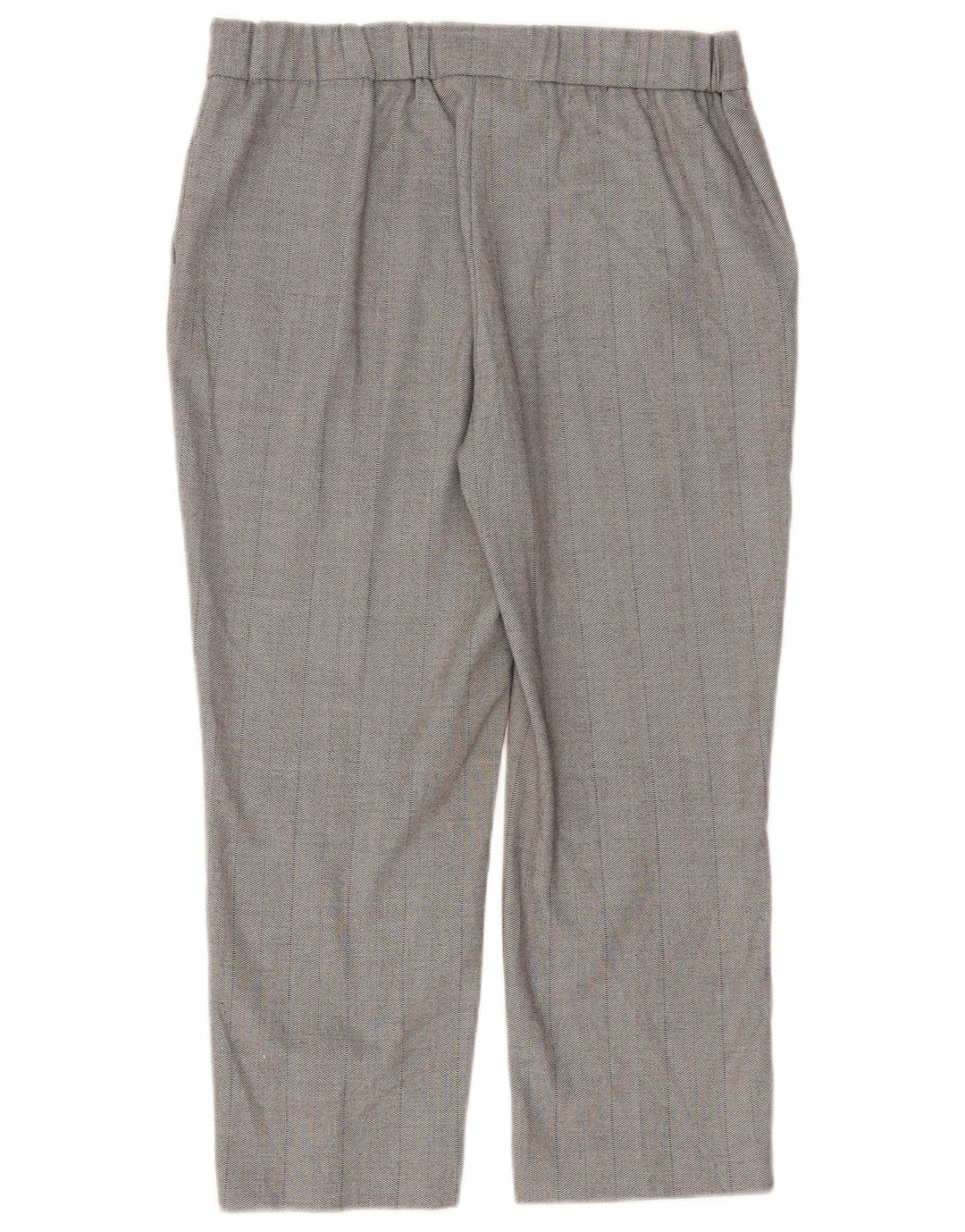 Marks & Spencer Gerade Capri-Hose für Damen, UK 12, M, W30, L23, Grau