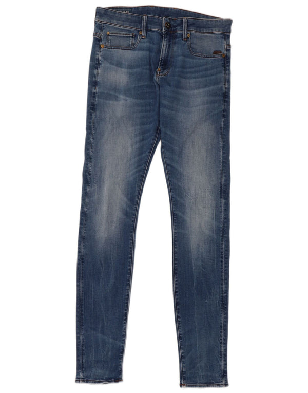 Replay Herren Skinny Jeans W30 L34 Blaue Baumwolle