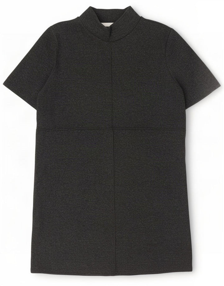 Zara Damen Pulloverkleid UK 16 Large Grau Polyester