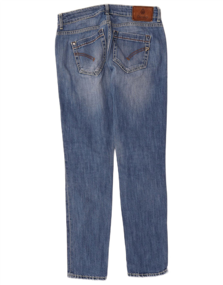 Dondup Damen Slim Jeans W29 L29 Blaue Baumwolle