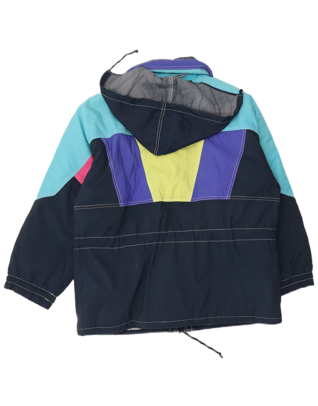 Colmar Herren-Skijacke mit Kapuze, UK 38, Mittel, Marineblau, Farbblock