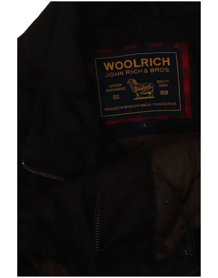 Woolrich Herren Militärjacke UK 40 Large Schwarz