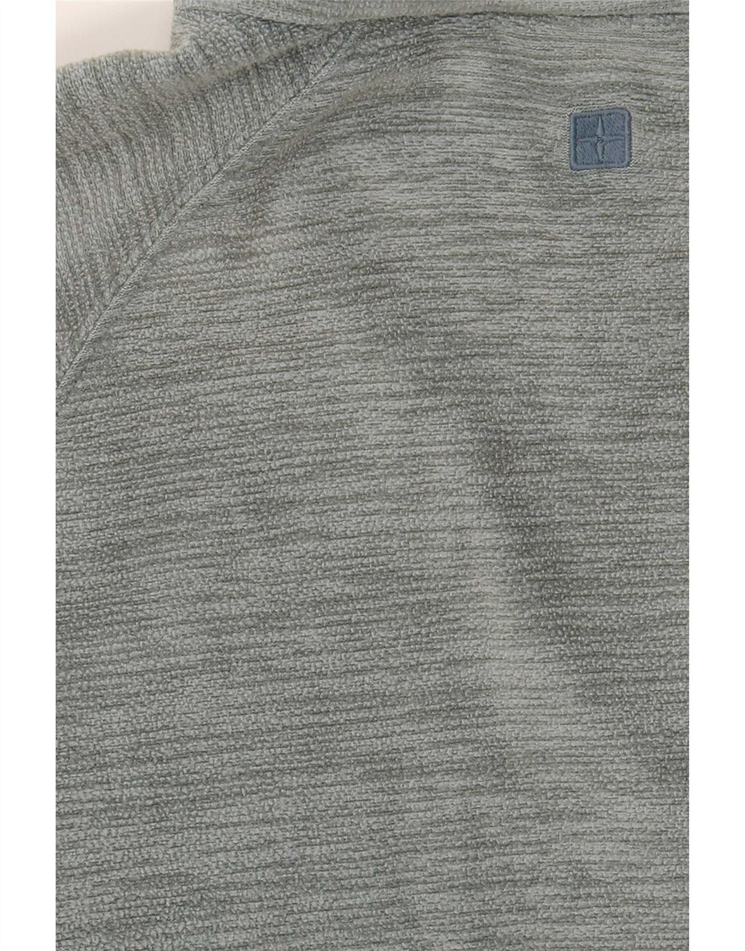Mountain Warehouse Herren-Fleecepullover mit Reißverschluss am Kragen, Mittelblau