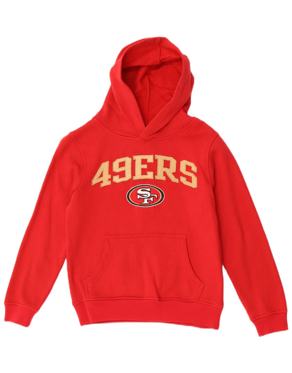 NFL San Francisco 49ers Grafik-Kapuzenpullover für Jungen, 10–11 Jahre, Mittelrot