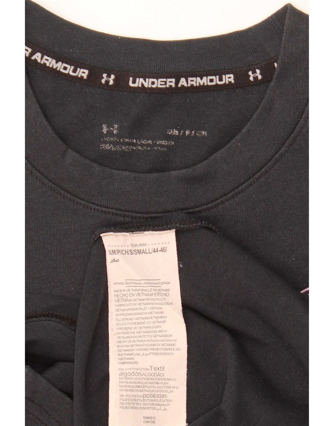 Under Armour Herren-T-Shirt mit Grafik, Größe S, schwarze Baumwolle