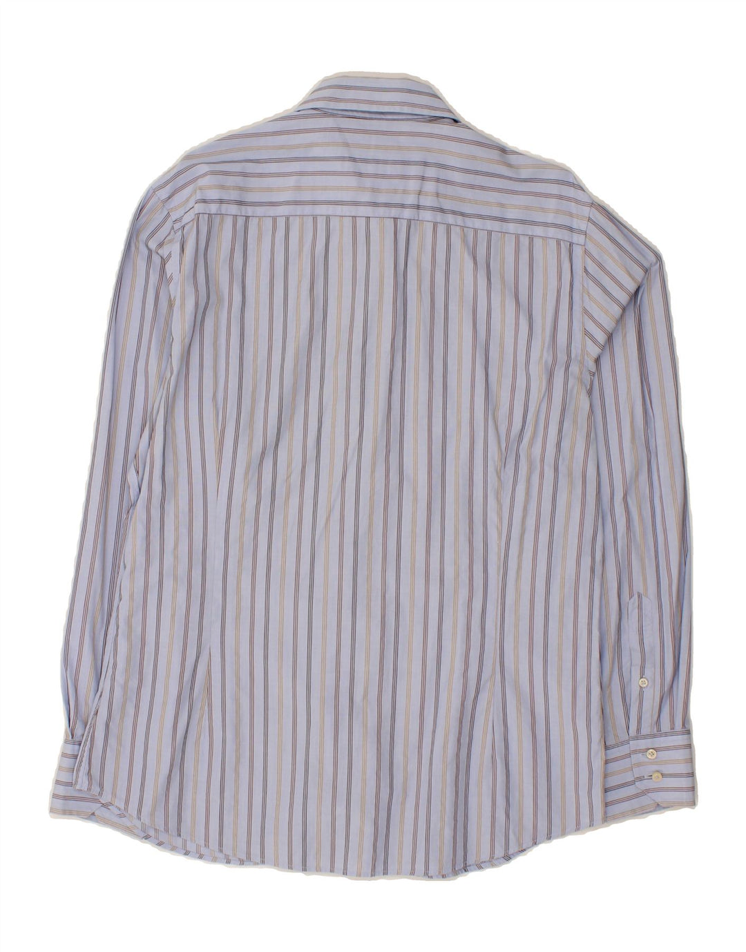 MASSIMO DUTTI Mens Shirt XL Blue Striped Cotton Vintage Massimo Dutti and Second-Hand Massimo Dutti from Messina Hembry 