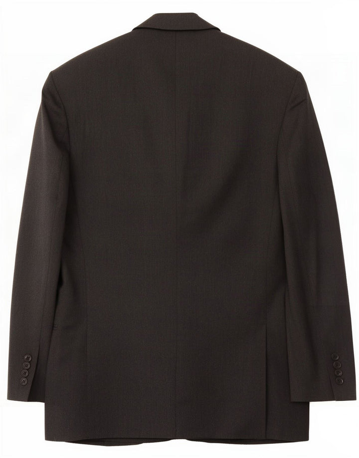 Yves Saint Laurent Herren Zweireihige Blazerjacke Größe 48 Groß Grau