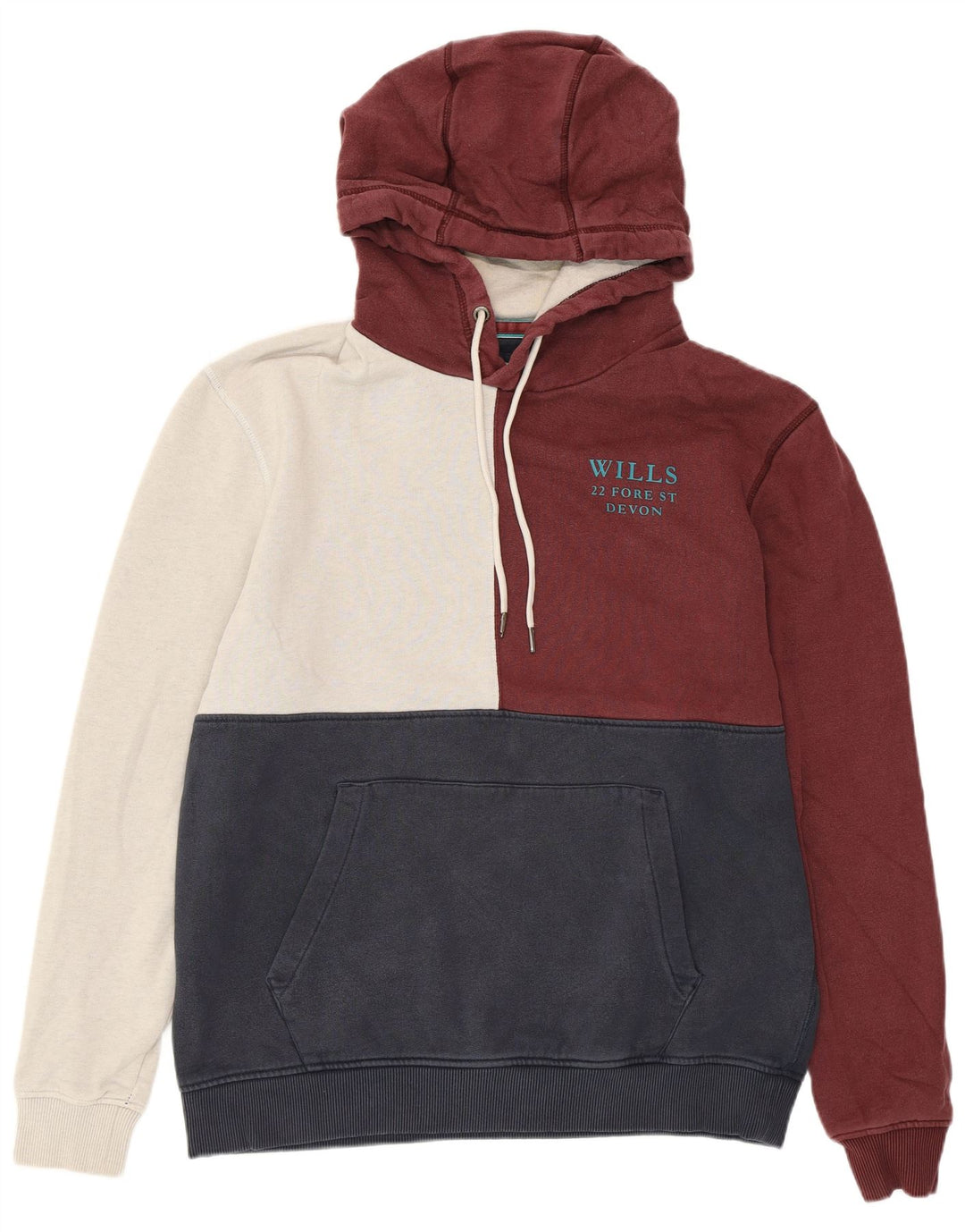 JACK WILLS Herren-Kapuzenpullover mit Grafik, groß, mehrfarbig, Farbblock
