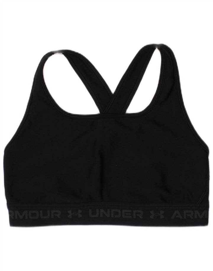 Under Armour Damen Kompressions-Sport-BH-Oberteil mit Grafik, mittelgroß, Schwarz, Sport